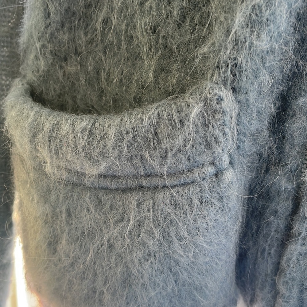 Stobi Rustic Wool Stobi Denmark Rarevtgstudio 60s Teal Blue Mohair Wool… - Gem
